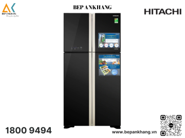 Tủ lạnh Hitachi Inverter 509 lít Multi Door R-FW650PGV8 GBK